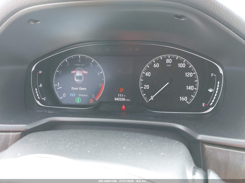 2020 Honda Accord Touring VIN: 1HGCV2F91LA029555 Lot: 45681386