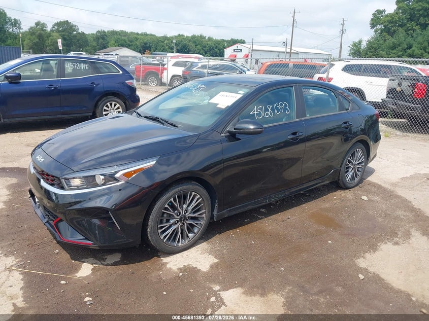 Vin: 3kpf54ad0ne438455, lot: 46180002, kia forte gt-line 20222