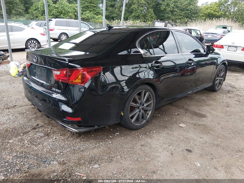Vin: jthbe1bl7d5021796, lot: 46180003, lexus gs 350 20134