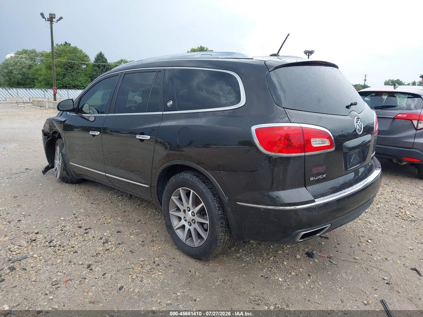 Vin: 5gakrbkd1ej171529, lot: 46180020, buick enclave leather 20143