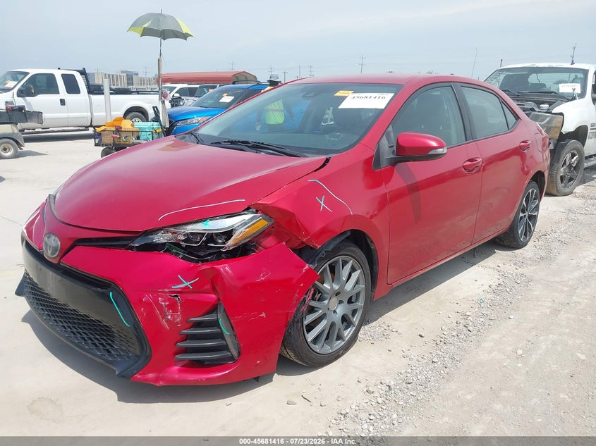 Vin: 5yfburhe7kp924378, lot: 46180025, toyota corolla se 20192