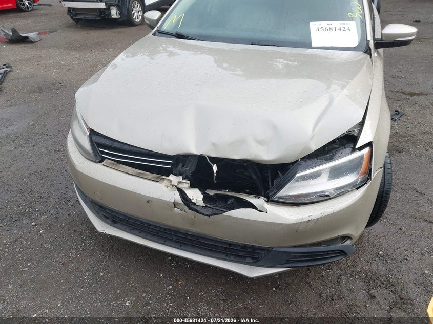 2013 Volkswagen Jetta 2.5L Se VIN: 3VWDX7AJ3DM294569 Lot: 45681424