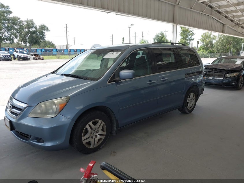 2007 Honda Odyssey Ex-L VIN: 5FNRL38637B113851 Lot: 45681429