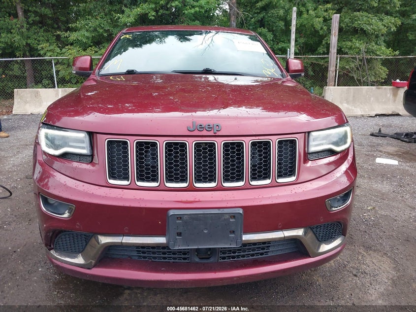 2016 Jeep Grand Cherokee High Altitude VIN: 1C4RJFCG9GC388497 Lot: 45681462