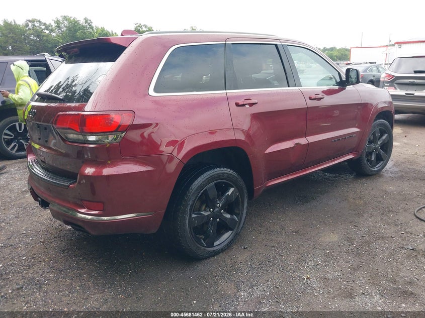 2016 Jeep Grand Cherokee High Altitude VIN: 1C4RJFCG9GC388497 Lot: 45681462