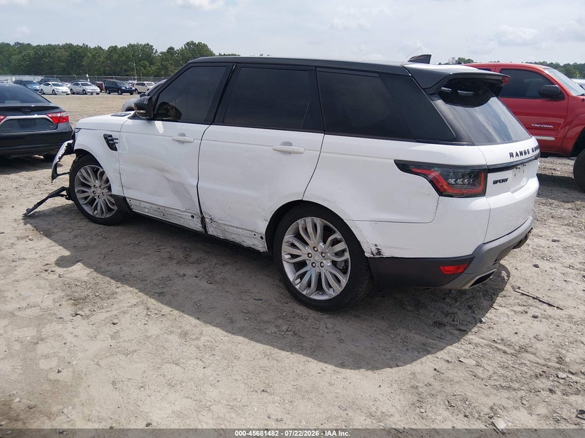 Vin: salwg2rk9ja194389, lot: 46180090, land rover range rover sport se td6 20183