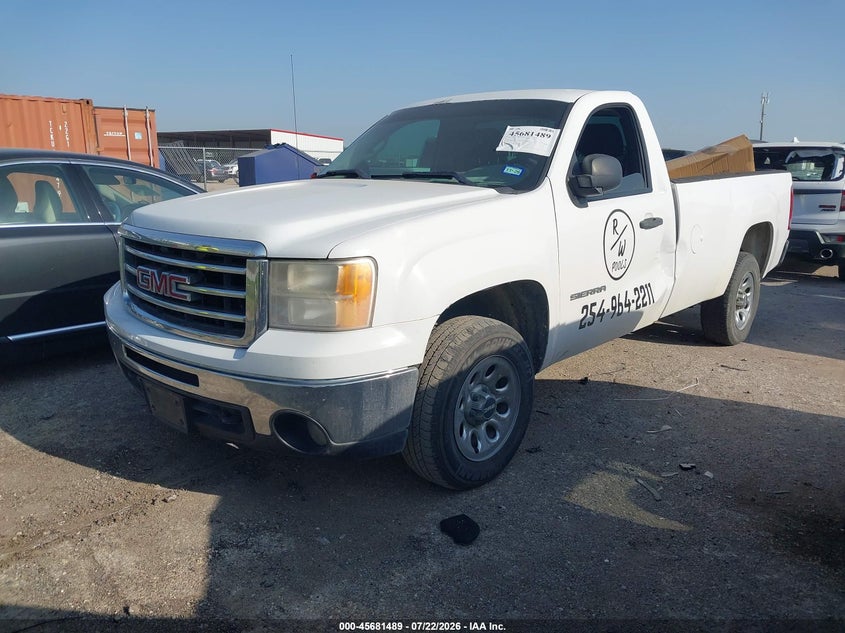 Vin: 1gtn1tea2cz250622, lot: 46180098, gmc sierra 1500 work truck 20122