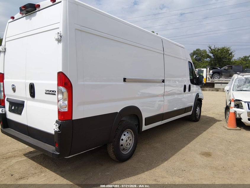 2023 Ram Promaster 3500 Cargo Van High Roof 159 Wb Ext VIN: 3C6MRVJG7PE581523 Lot: 45681493