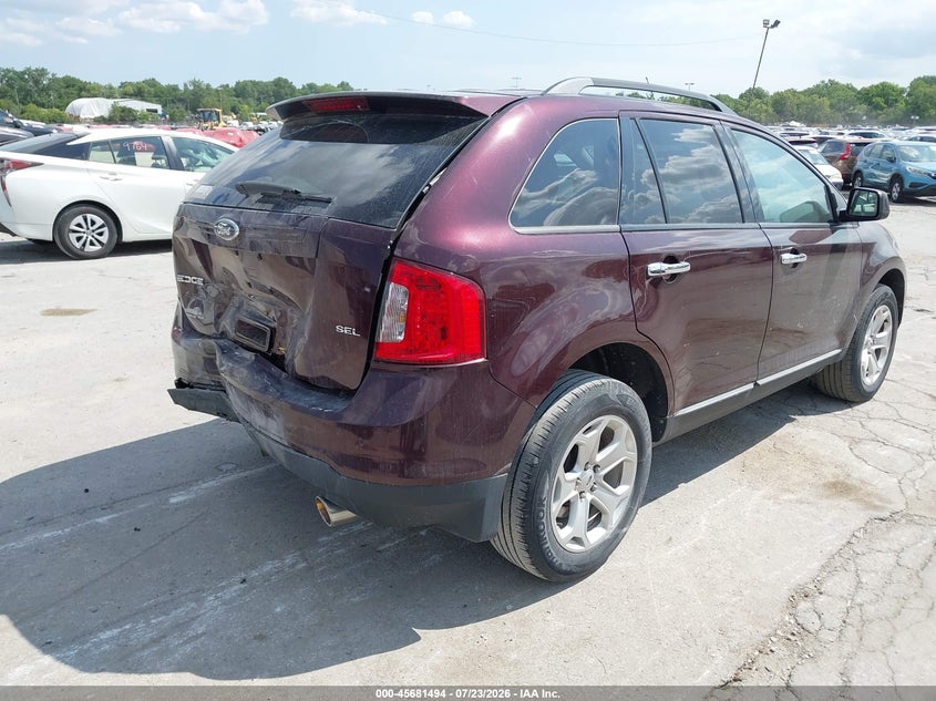 Vin: 2fmdk3jc6bba12074, lot: 46180104, ford edge sel 20114