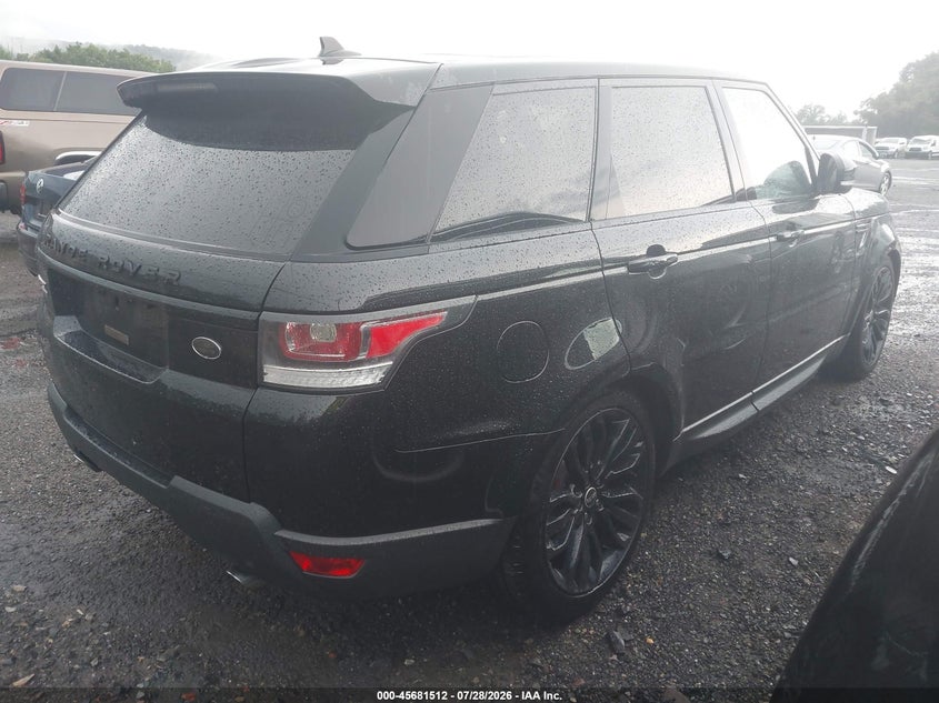 Vin: salwr2ef1ga105510, lot: 46180121, land rover range rover sport 5.0l v8 supercharged/5.0l v8 supercharged dynamic 20164