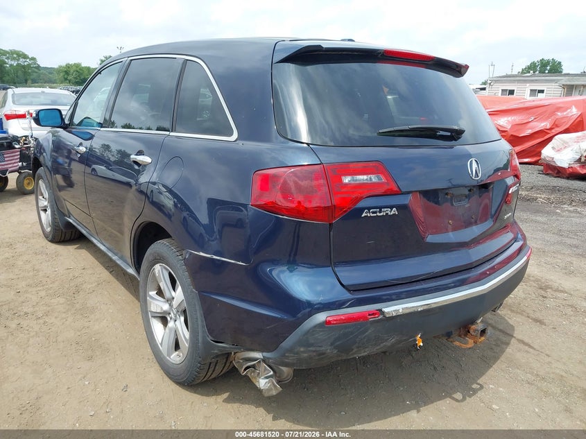 2011 Acura Mdx Technology Package VIN: 2HNYD2H64BH531206 Lot: 45681520