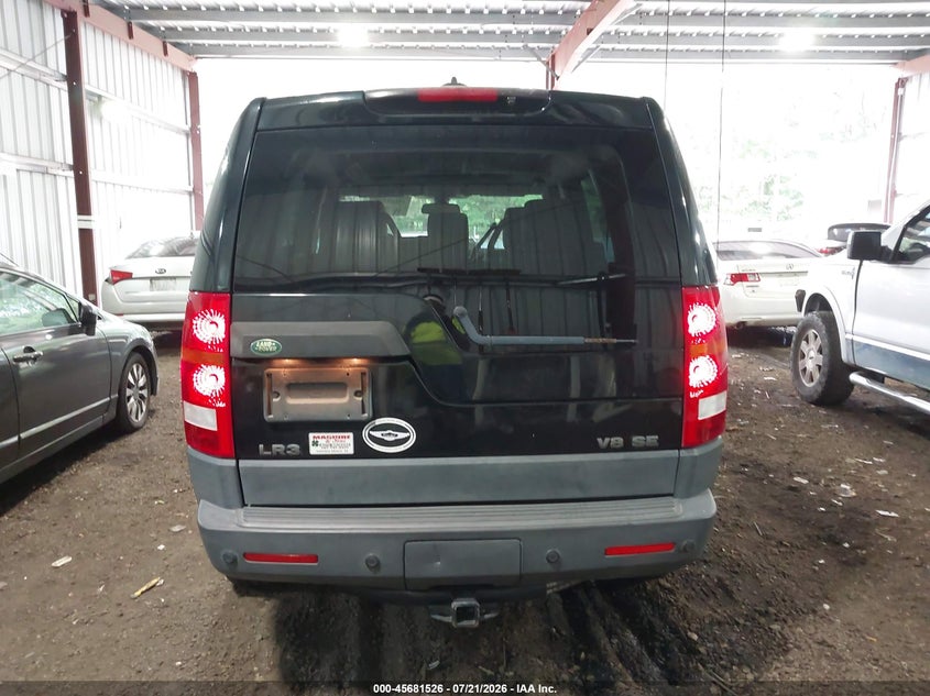2007 Land Rover Lr3 V8 Se VIN: SALAE25497A439742 Lot: 45681526