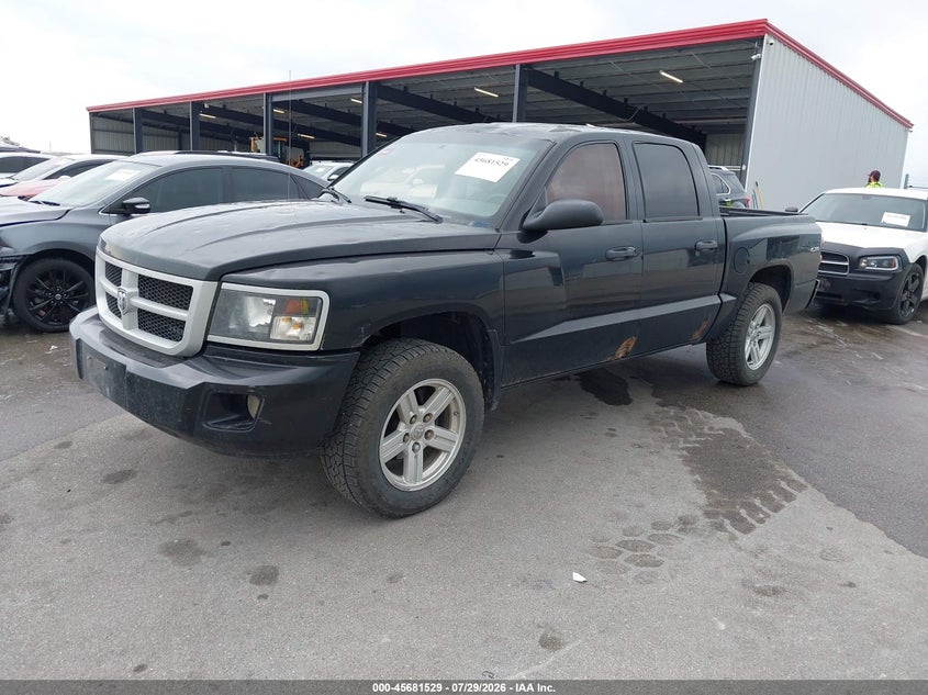 2008 Dodge Dakota, Hail, IAAI, VIN 1D7HW38K38S594145 — photo 2