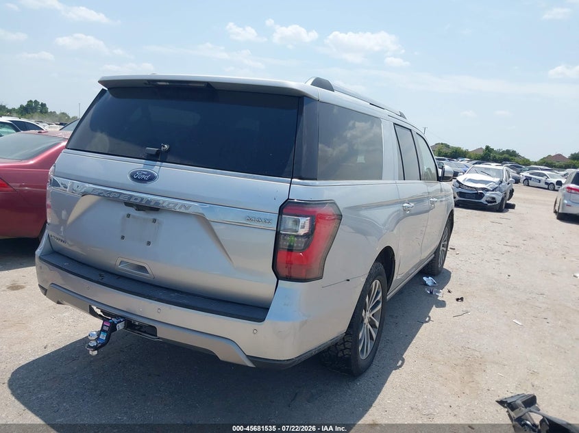 Vin: 1fmjk1kt4jea11062, lot: 46180144, ford expedition max limited 20184