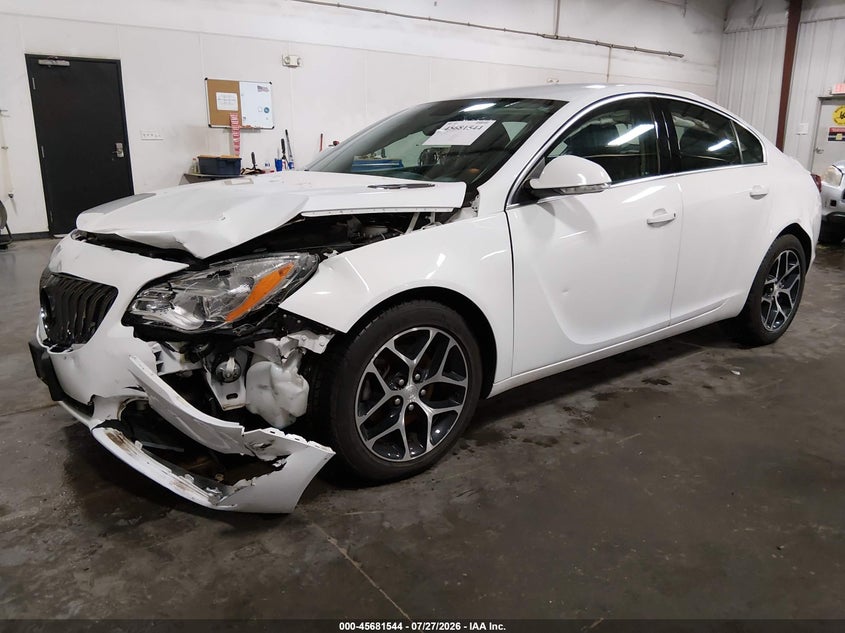 Vin: 2g4gl5ex0h9106633, lot: 46180153, buick regal turbo sport touring 20172