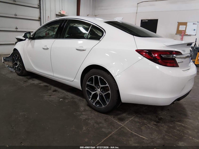 Vin: 2g4gl5ex0h9106633, lot: 46180153, buick regal turbo sport touring 20173