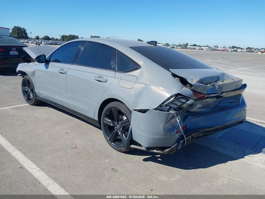 Vin: 1hgcy2f75ra071774, lot: 46180174, honda accord hybrid sport-l 20243