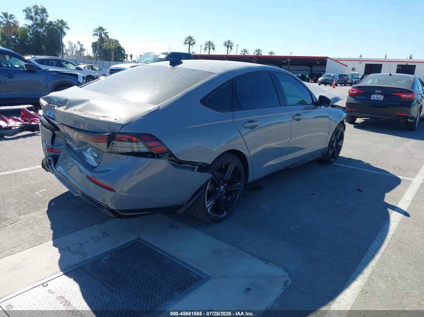 Vin: 1hgcy2f75ra071774, lot: 46180174, honda accord hybrid sport-l 20244