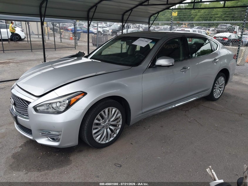 Vin: jn1by1pp7fm600514, lot: 46180188, infiniti q70l 3.7 20152