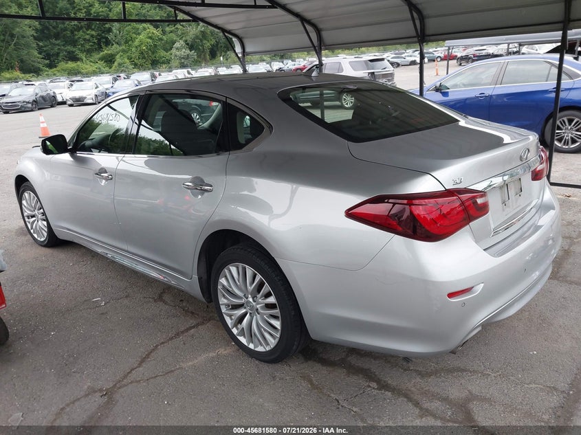 Vin: jn1by1pp7fm600514, lot: 46180188, infiniti q70l 3.7 20153