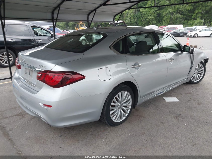Vin: jn1by1pp7fm600514, lot: 46180188, infiniti q70l 3.7 20154