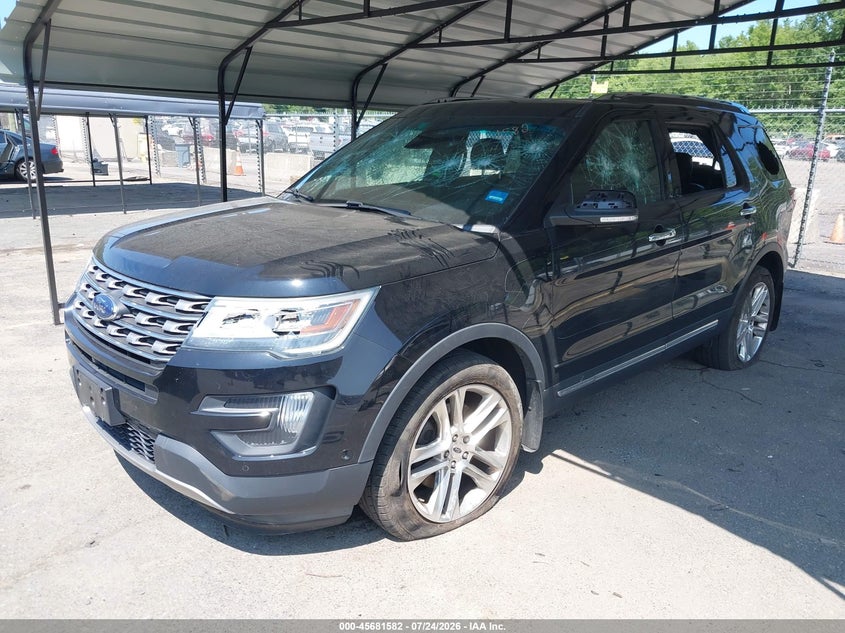 Vin: 1fm5k8f84ggb49231, lot: 46180190, ford explorer limited 20162