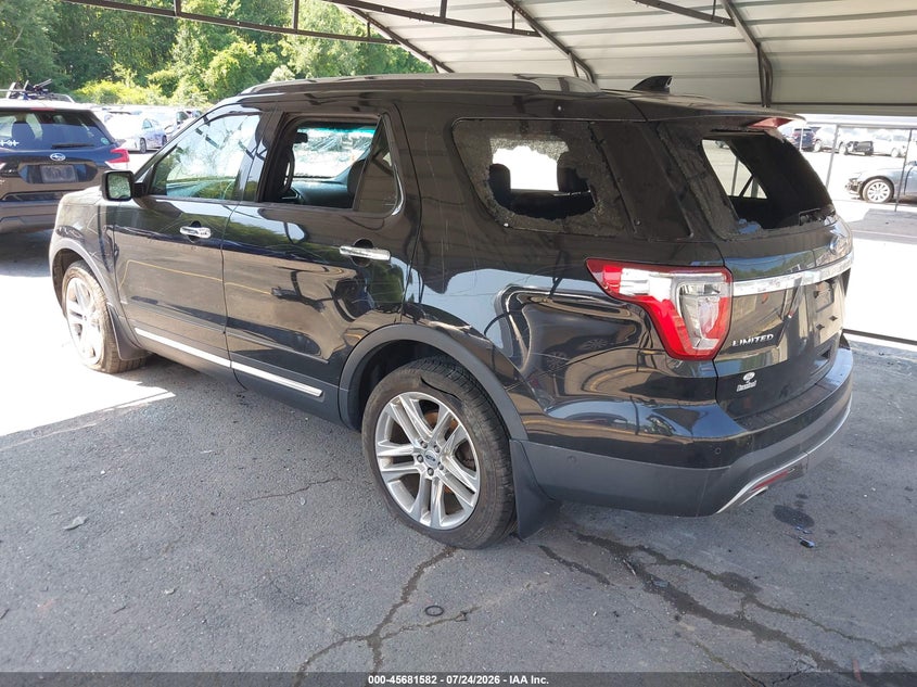 Vin: 1fm5k8f84ggb49231, lot: 46180190, ford explorer limited 20163
