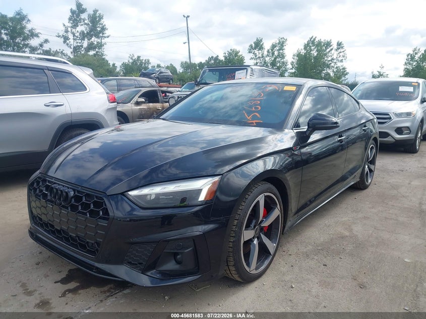Vin: waufacf52ra037468, lot: 46180192, audi a5 sportback premium plus 45 tfsi quattro s tronic 20242