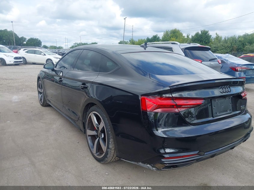 Vin: waufacf52ra037468, lot: 46180192, audi a5 sportback premium plus 45 tfsi quattro s tronic 20243