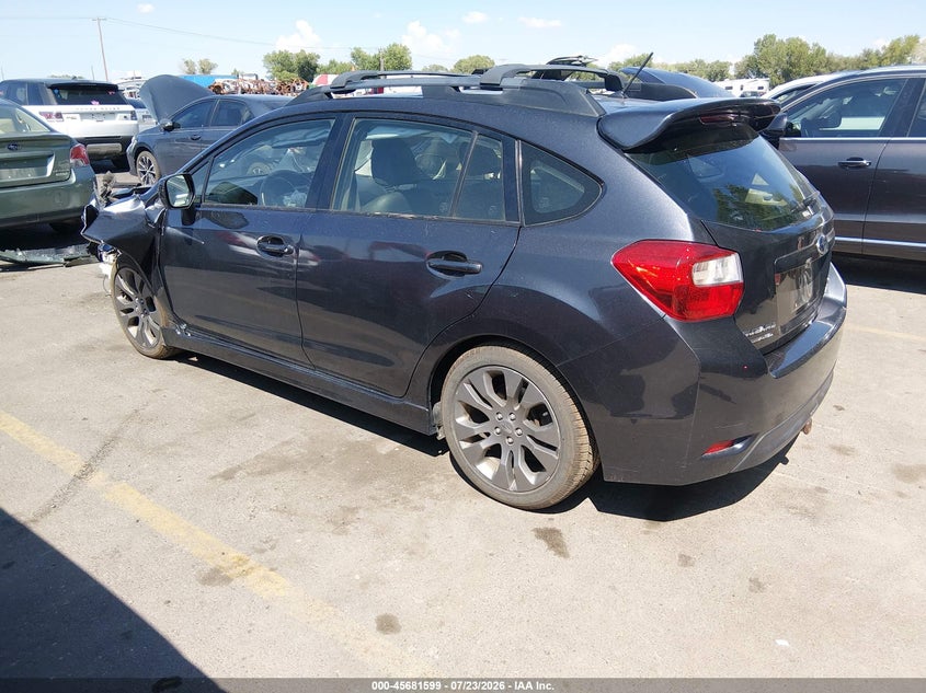 Vin: jf1gpar61eh217255, lot: 46180208, subaru impreza 2.0i sport limited 20143