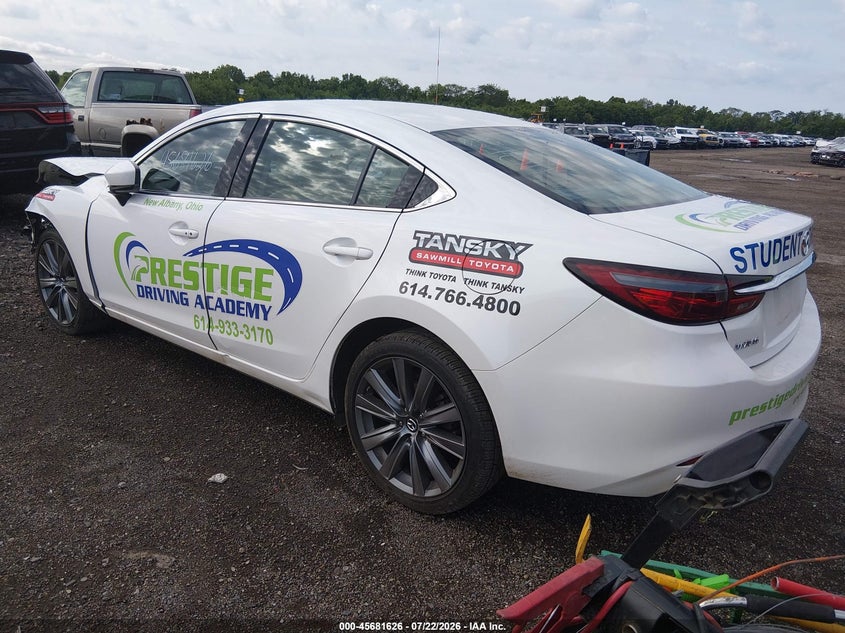 Vin: jm1gl1vm7k1510432, lot: 46180235, mazda mazda6 touring 20193