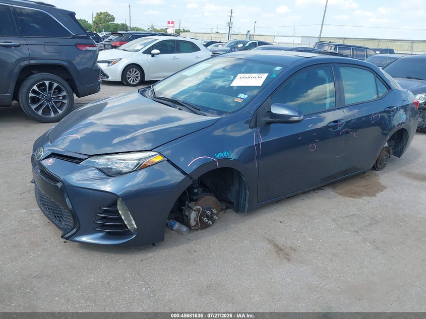 Vin: 5yfburhe0hp658582, lot: 46180245, toyota corolla se 20172