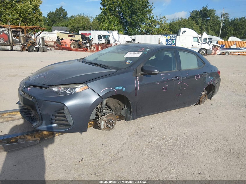Vin: 5yfburhe0hp658582, lot: 46180245, toyota corolla se 20172