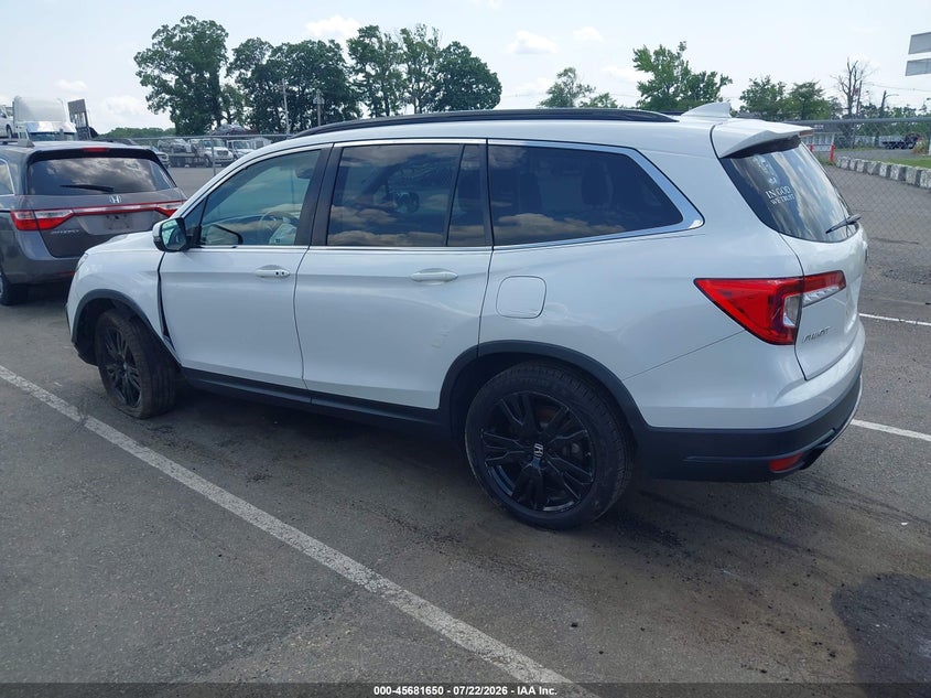 HONDA PILOT 2022 VIN 5FNYF6H26NB079385