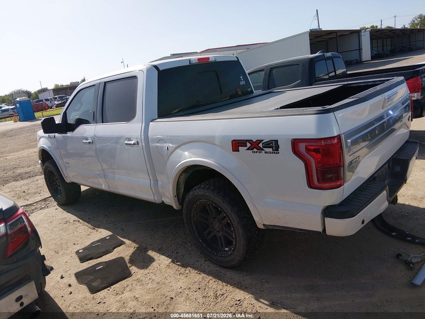 2015 Ford F-150 Platinum VIN: 1FTEW1EG1FFC52703 Lot: 45681651