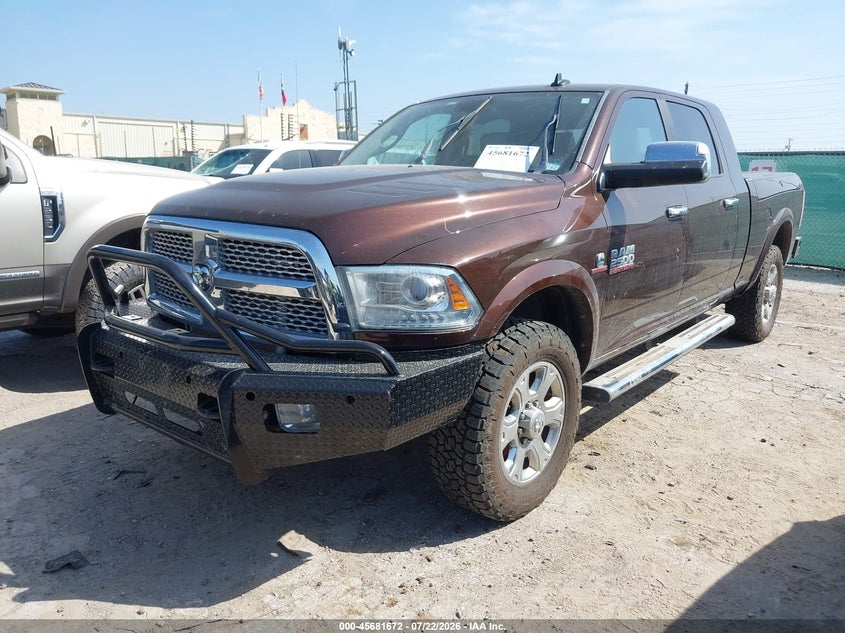 Vin: 3c6ur5nl0fg563309, lot: 46180281, ram 2500 laramie 20152
