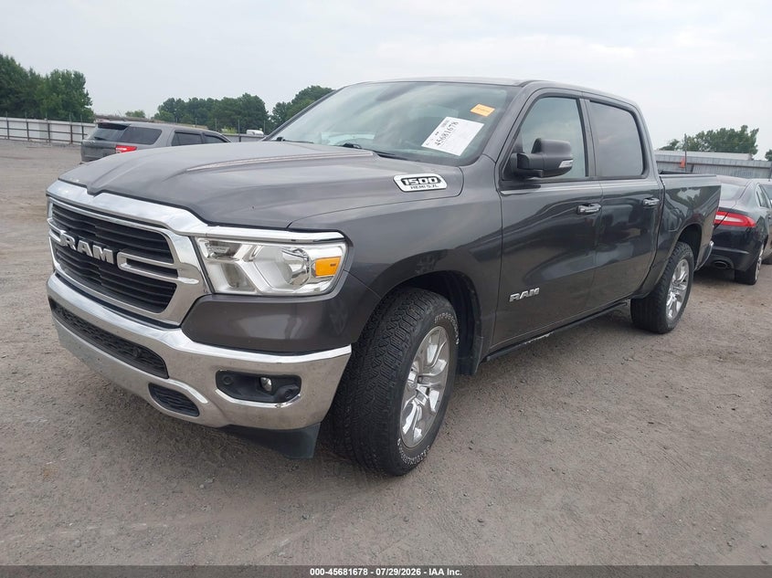 Vin: 1c6rreft2ln185775, lot: 46180287, ram 1500 big horn  4x2 5'7 box 20202