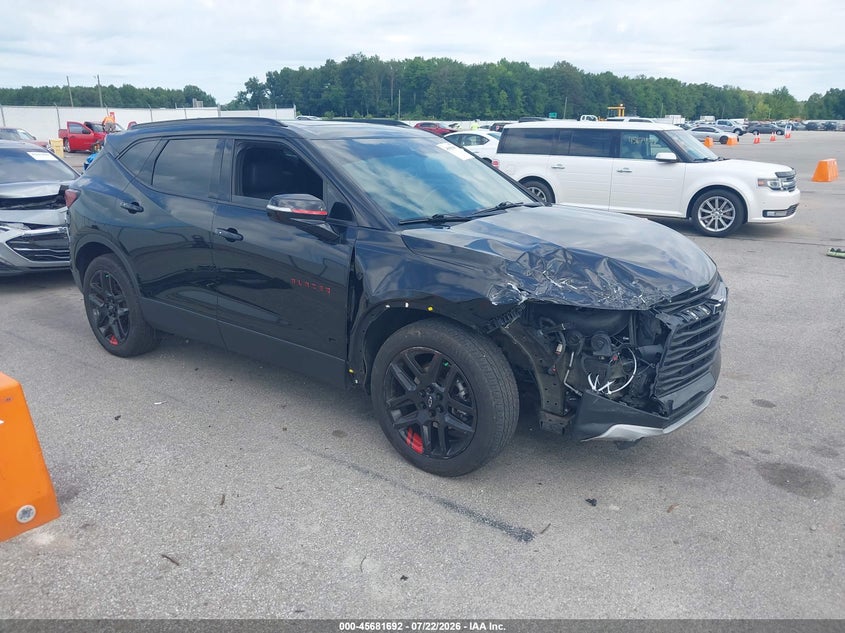 Vin: 3gnkbjrs6ms550435, lot: 46180302, chevrolet blazer awd 3lt 20211