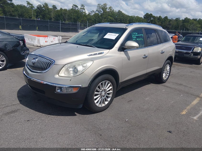 Vin: 5galrbed3aj215993, lot: 46180305, buick enclave 1xl 20102