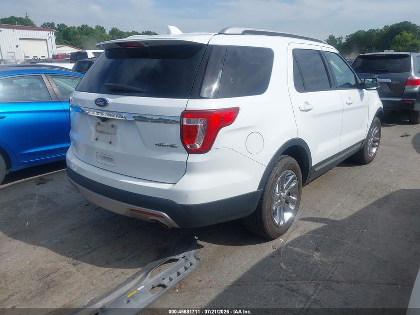 Vin: 1fm5k7d84ggb35035, lot: 46180320, ford explorer xlt 20164