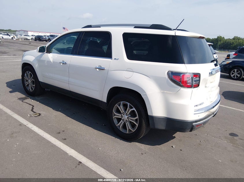 Vin: 1gkkrrkd6ej193120, lot: 46180334, gmc acadia slt-1 20143