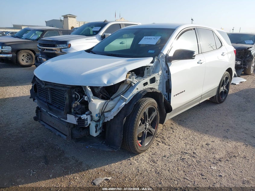 2019 Chevrolet Equinox, Удар спереду, IAAI, VIN 2GNAXLEX4K6190393 — фото 2