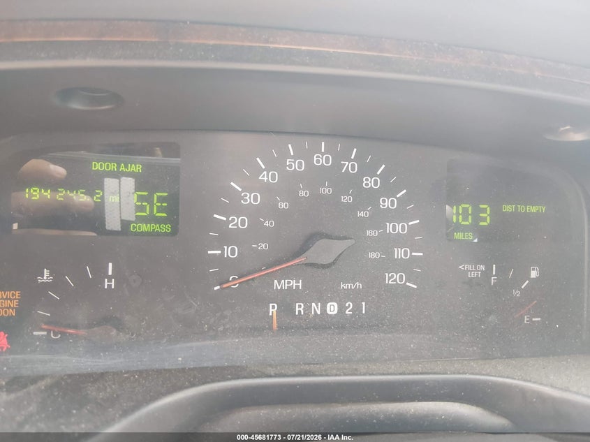 1998 LINCOLN TOWN CAR auction photo 7