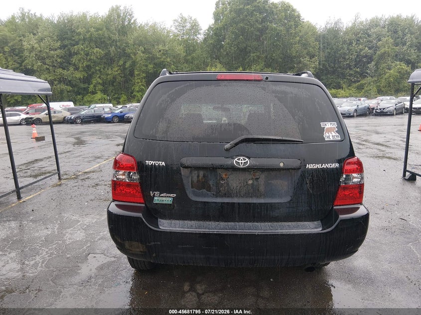 2005 Toyota Highlander V6 VIN: JTEEP21A350111908 Lot: 45681795