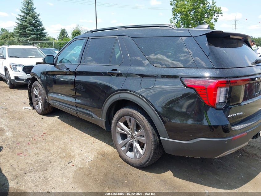 Vin: 1fmuk8dh9tga16277, lot: 46180409, ford explorer active 20263