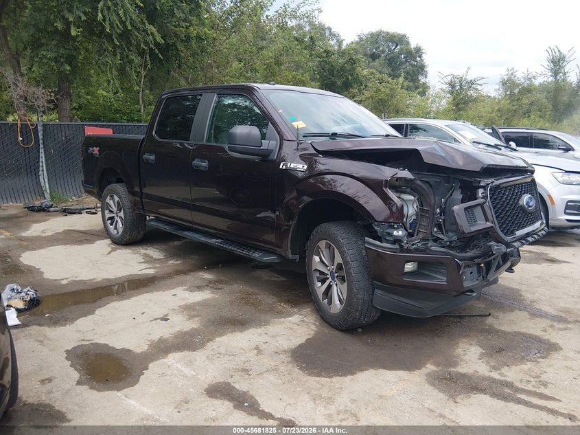2019 Ford F-150 Xl, Перёд, IAAI, VIN 1FTEW1EP6KKE35788