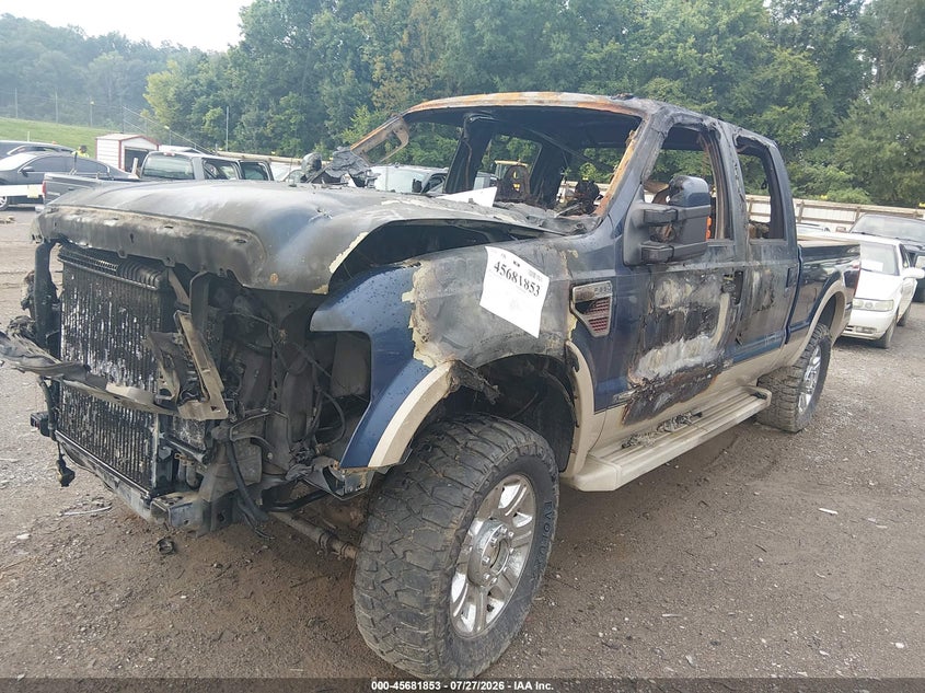 2008 Ford F350, Повністю згоріле, IAAI, VIN 1FTWW31R58EA78540 — фото 2