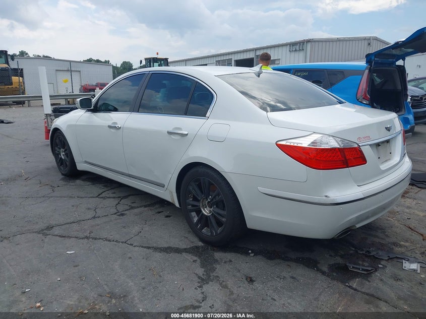 Vin: kmhgc4df8au070282, lot: 46180509, hyundai genesis 4.6 20103