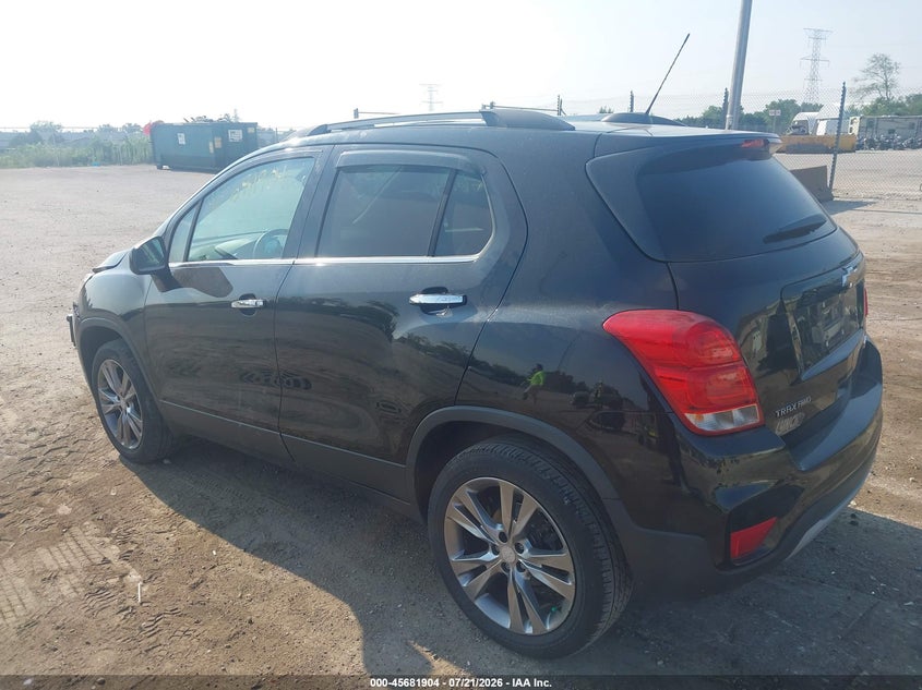 Vin: 3gncjrsb7hl260494, lot: 46180513, chevrolet trax premier 20173