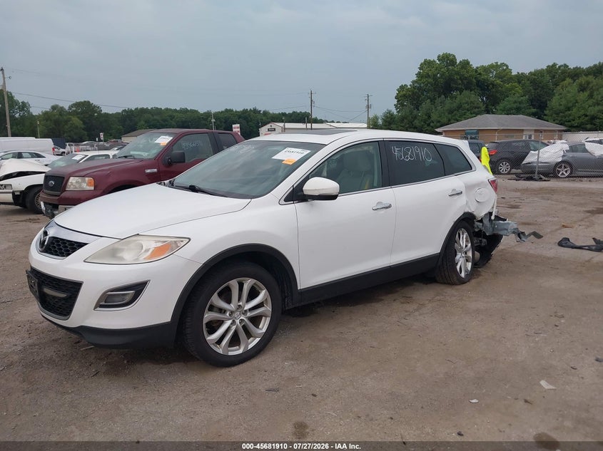 Vin: jm3tb3da8c0355800, lot: 46180519, mazda cx-9 grand touring 20122
